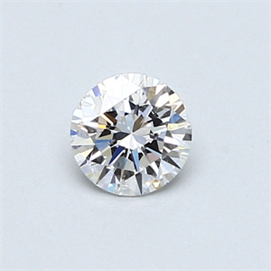 Picture of 0.40 Carats, Round Diamond with Very Good Cut, E Color, SI1 Clarity and Certified by GIA