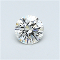 0.40 Carats, Round Diamond with Very Good Cut, H Color, VS2 Clarity and Certified by GIA