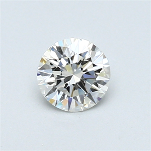 Picture of 0.40 Carats, Round Diamond with Very Good Cut, H Color, VS2 Clarity and Certified by GIA