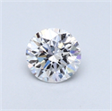 0.42 quilates, Redondo Diamante , Color D, claridad SI1 y certificado por GIA