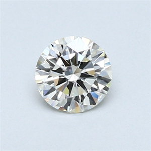 Picture of 0.43 Carats, Round Diamond with Excellent Cut, H Color, IF Clarity and Certified by EGL