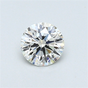 Picture of 0.43 Carats, Round Diamond with Very Good Cut, H Color, SI1 Clarity and Certified by GIA