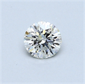 0.40 Carats, Round Diamond with Very Good Cut, I Color, VS2 Clarity and Certified by GIA