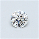 0.42 Carats, Round Diamond with Very Good Cut, E Color, SI1 Clarity and Certified by GIA