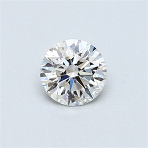 Picture of 0.42 Carats, Round Diamond with Very Good Cut, E Color, SI1 Clarity and Certified by GIA