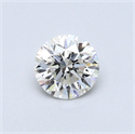 0.41 Carats, Round Diamond with Very Good Cut, I Color, SI1 Clarity and Certified by GIA