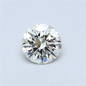 Picture of 0.34 Carats, Round Diamond with Excellent Cut, H Color, VVS1 Clarity and Certified by EGL