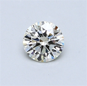 Picture of 0.48 Carats, Round Diamond with Very Good Cut, L Color, SI1 Clarity and Certified by GIA