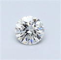 0.41 Carats, Round Diamond with Very Good Cut, F Color, SI1 Clarity and Certified by GIA