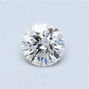 Picture of 0.41 Carats, Round Diamond with Very Good Cut, F Color, SI1 Clarity and Certified by GIA