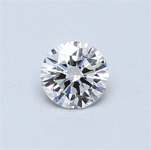 Picture of 0.42 Carats, Round Diamond with Very Good Cut, G Color, VS2 Clarity and Certified by GIA