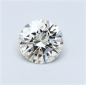 0.48 Carats, Round Diamond with Very Good Cut, L Color, VS1 Clarity and Certified by GIA