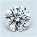 1.21 Carats, Round Diamond with Excellent Cut, D Color, VVS1 Clarity and Certified by GIA