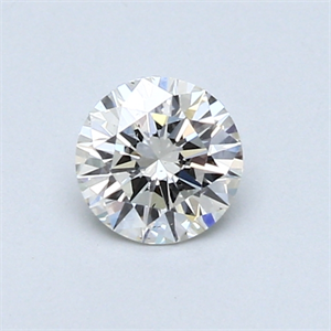 Picture of 0.44 Carats, Round Diamond with Excellent Cut, I Color, SI1 Clarity and Certified by GIA