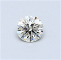 0.41 Carats, Round Diamond with Very Good Cut, L Color, VS2 Clarity and Certified by GIA