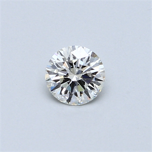 Picture of 0.41 Carats, Round Diamond with Excellent Cut, H Color, VVS2 Clarity and Certified by GIA