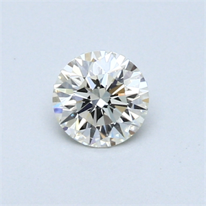 Picture of 0.36 Carats, Round Diamond with Excellent Cut, H Color, IF Clarity and Certified by EGL