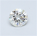 0.44 Carats, Round Diamond with Excellent Cut, G Color, VVS2 Clarity and Certified by EGL