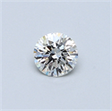 0.44 Carats, Round Diamond with Very Good Cut, H Color, VS2 Clarity and Certified by GIA