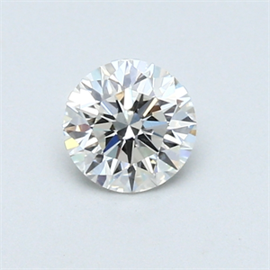 Picture of 0.42 Carats, Round Diamond with Very Good Cut, H Color, VS2 Clarity and Certified by GIA