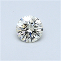 0.30 Carats, Round Diamond with Excellent Cut, I Color, VVS1 Clarity and Certified by EGL