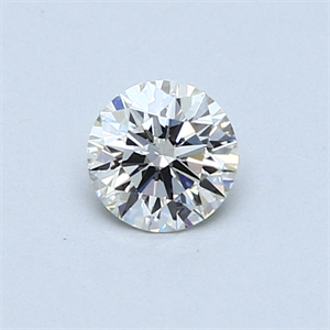 Picture of 0.43 Carats, Round Diamond with Excellent Cut, I Color, VS2 Clarity and Certified by GIA