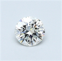 0.40 Carats, Round Diamond with Excellent Cut, G Color, VVS1 Clarity and Certified by EGL