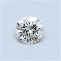 0.43 Carats, Round Diamond with Very Good Cut, I Color, SI1 Clarity and Certified by GIA