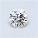 0.44 Carats, Round Diamond with Excellent Cut, G Color, VS2 Clarity and Certified by EGL