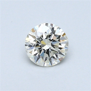 Picture of 0.38 Carats, Round Diamond with Excellent Cut, H Color, VVS1 Clarity and Certified by EGL