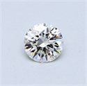 0.41 Carats, Round Diamond with Excellent Cut, I Color, VVS1 Clarity and Certified by GIA