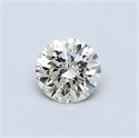 0.48 Carats, Round Diamond with Excellent Cut, I Color, VS2 Clarity and Certified by EGL