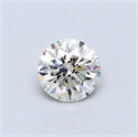 0.46 Carats, Round Diamond with Excellent Cut, G Color, VS1 Clarity and Certified by EGL