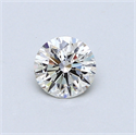 0.45 Carats, Round Diamond with Excellent Cut, G Color, VS1 Clarity and Certified by EGL