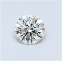 0.41 Carats, Round Diamond with Excellent Cut, G Color, IF Clarity and Certified by EGL