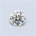 0.40 Carats, Round Diamond with Excellent Cut, G Color, VS1 Clarity and Certified by EGL