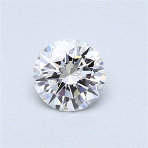 Picture of 0.40 Carats, Round Diamond with Very Good Cut, E Color, VS2 Clarity and Certified by GIA