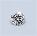 0.40 Carats, Round Diamond with Very Good Cut, H Color, VVS1 Clarity and Certified by GIA