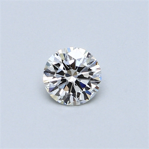 Picture of 0.40 Carats, Round Diamond with Very Good Cut, H Color, VVS1 Clarity and Certified by GIA