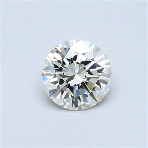 Picture of 0.36 Carats, Round Diamond with Excellent Cut, H Color, VS1 Clarity and Certified by EGL