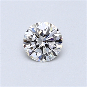 Picture of 0.40 Carats, Round Diamond with Very Good Cut, H Color, VVS2 Clarity and Certified by GIA