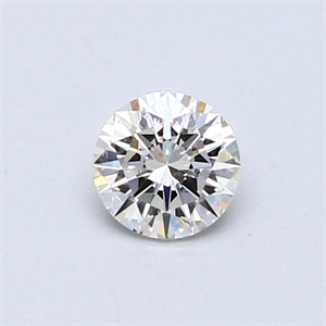 Picture of 0.40 Carats, Round Diamond with Excellent Cut, H Color, VVS1 Clarity and Certified by GIA