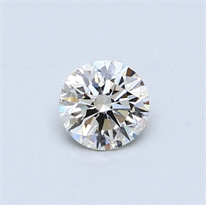 Picture of 0.41 Carats, Round Diamond with Very Good Cut, J Color, VS1 Clarity and Certified by GIA