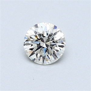 Picture of 0.44 Carats, Round Diamond with Very Good Cut, F Color, SI1 Clarity and Certified by GIA