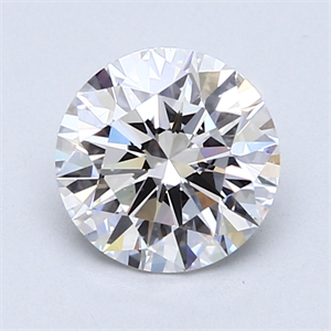 Picture of 1.37 Carats, Round Diamond with Excellent Cut, D Color, VS2 Clarity and Certified by GIA