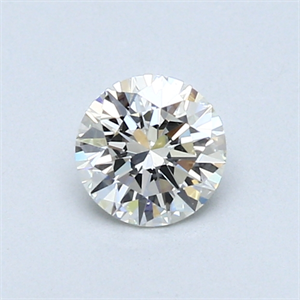 Picture of 0.45 Carats, Round Diamond with Excellent Cut, H Color, VS2 Clarity and Certified by GIA