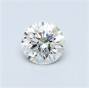 0.41 Carats, Round Diamond with Excellent Cut, G Color, VVS1 Clarity and Certified by EGL