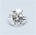 0.45 Carats, Round Diamond with Excellent Cut, G Color, VS1 Clarity and Certified by EGL