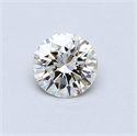 0.46 Carats, Round Diamond with Excellent Cut, G Color, VS1 Clarity and Certified by EGL