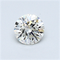 0.47 Carats, Round Diamond with Excellent Cut, G Color, VS1 Clarity and Certified by EGL